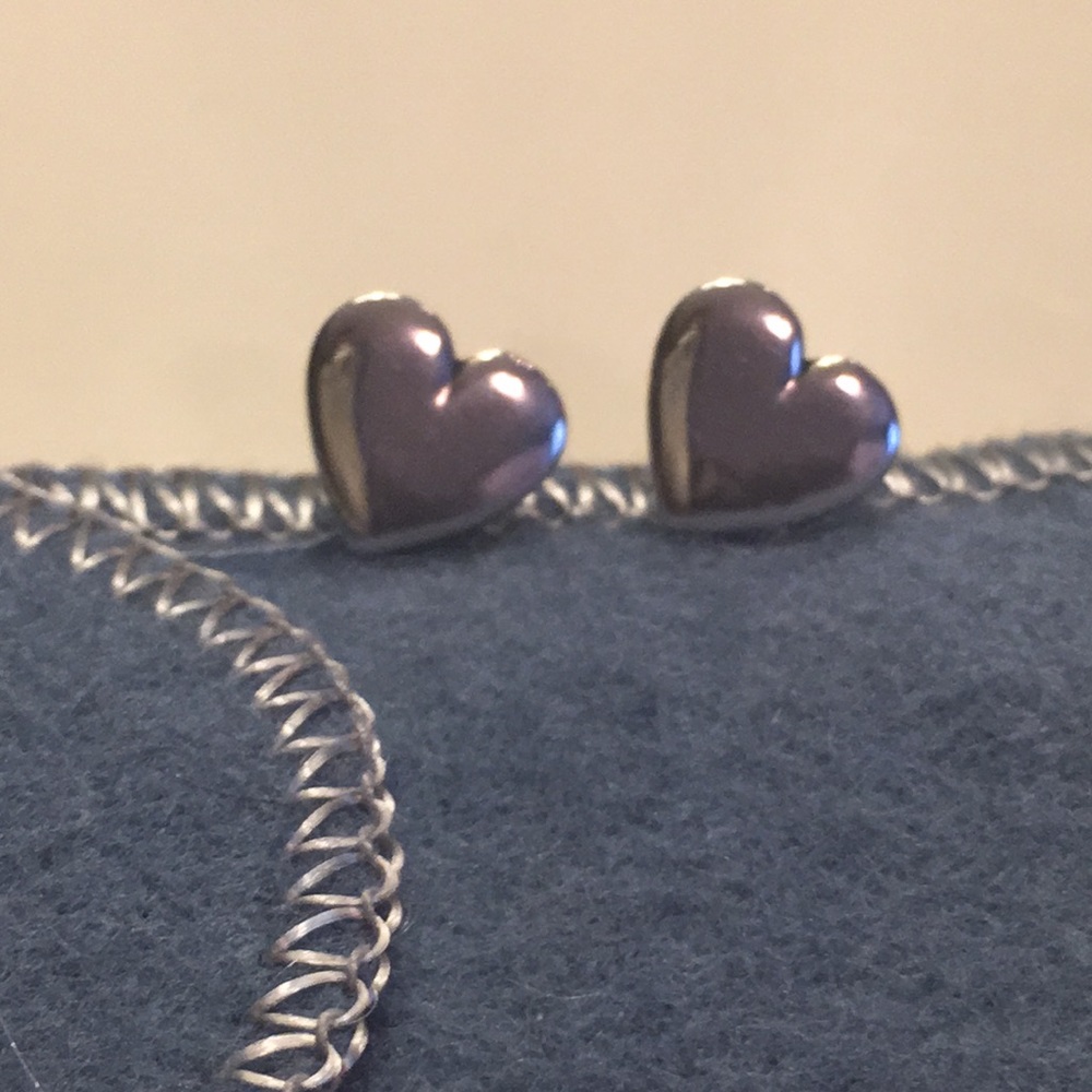 James Avery Heart Studs